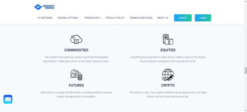 sản phẩm của Aircrypt Trades