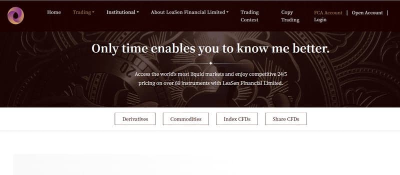 Sản phẩm giao dịch của LeaSen Financial Limited