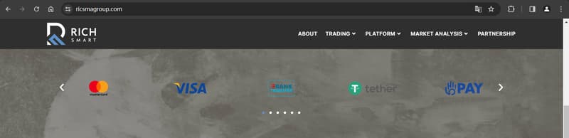 Rich Smart Finance deposit and withdrawal methods