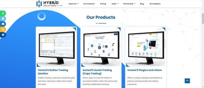 Sản phẩm giao dịch của Hybrid Solutions