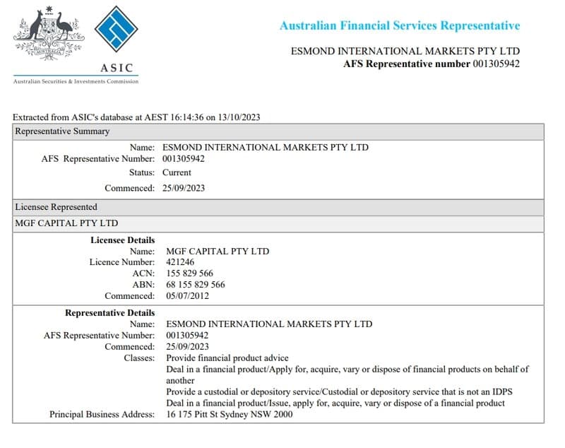 澳大利亚证券和投资委员会(ASIC)