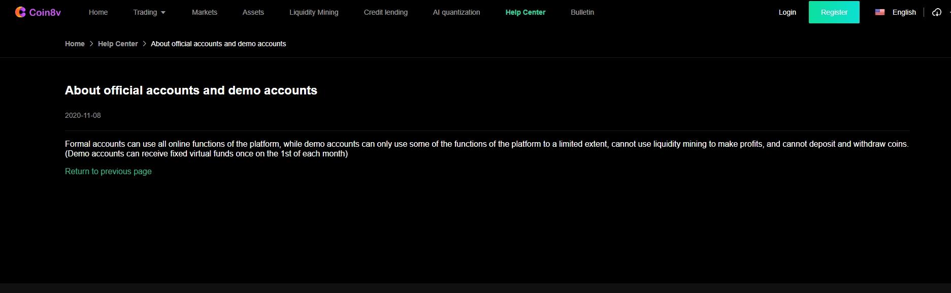 Coin8v Official Website