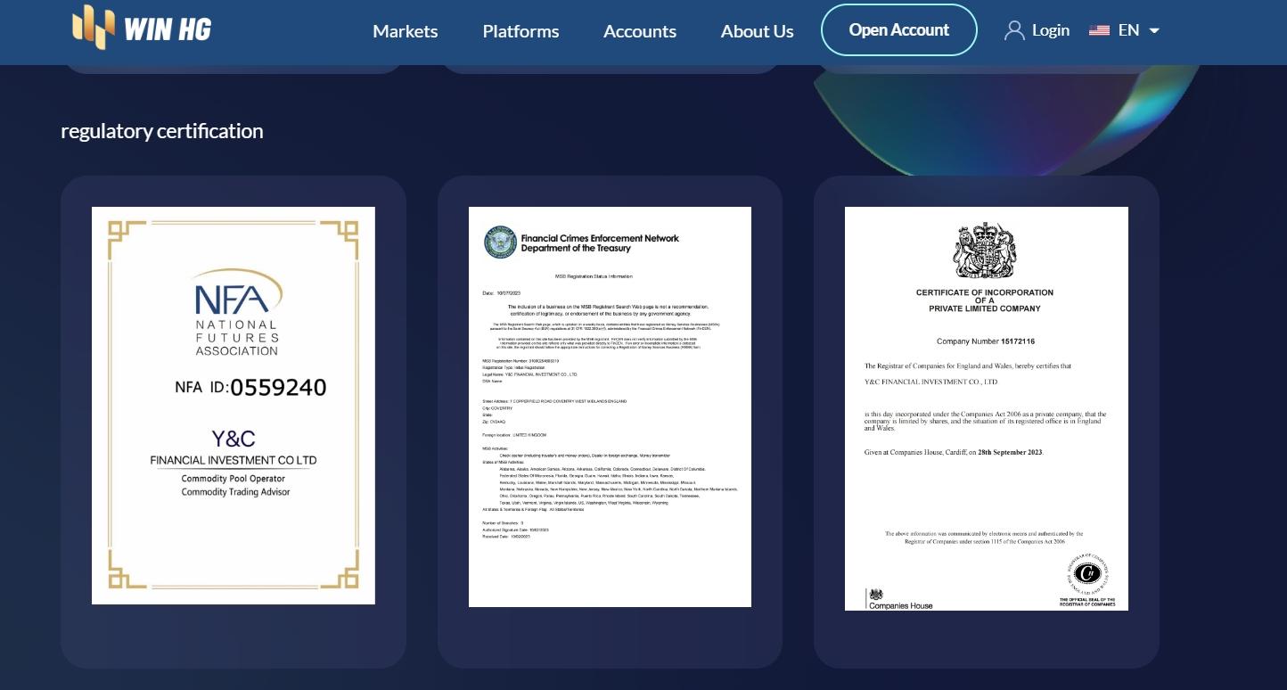 Official website information