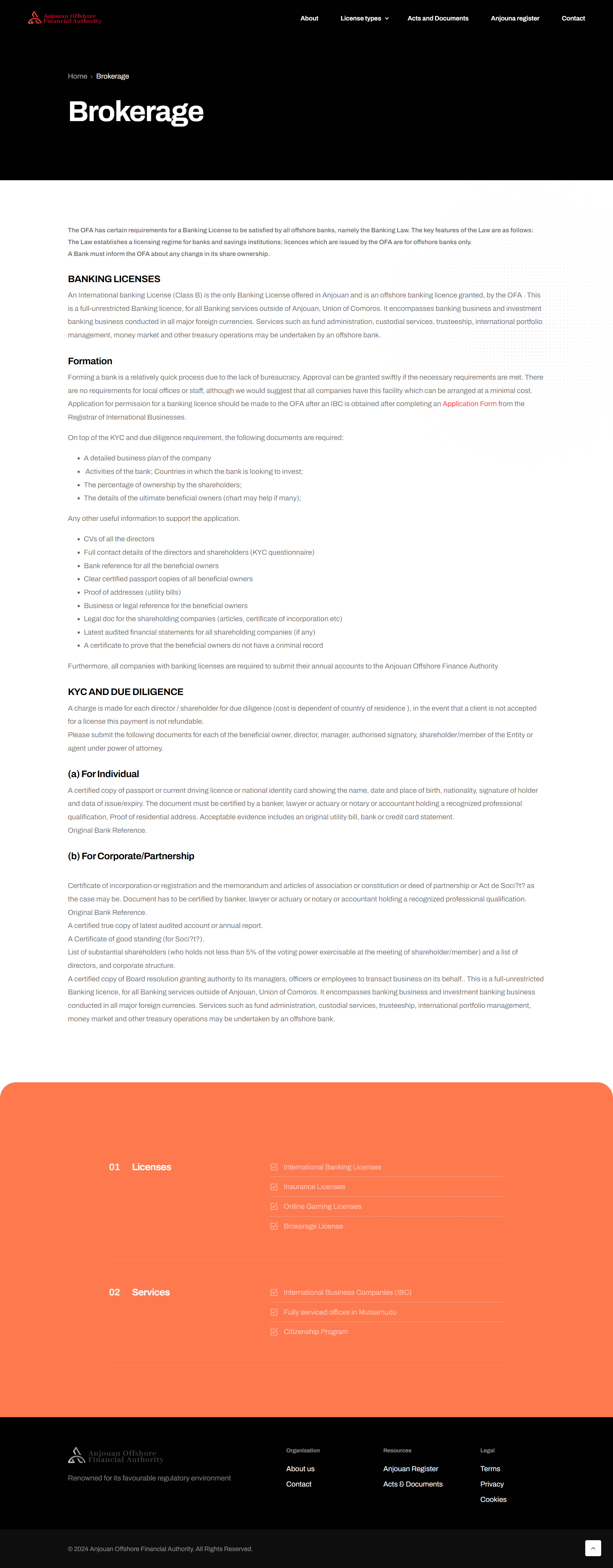 Anjouan offshore financial Authority