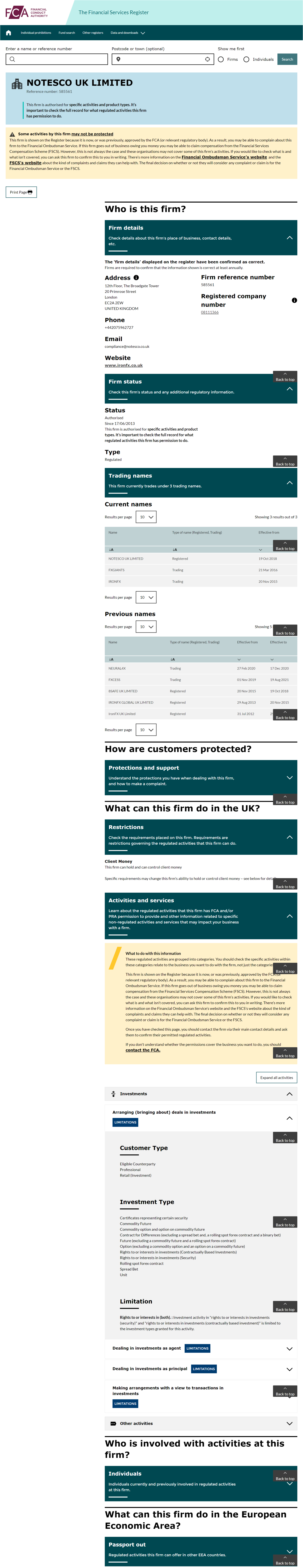 英国金融行为监管局(FCA)