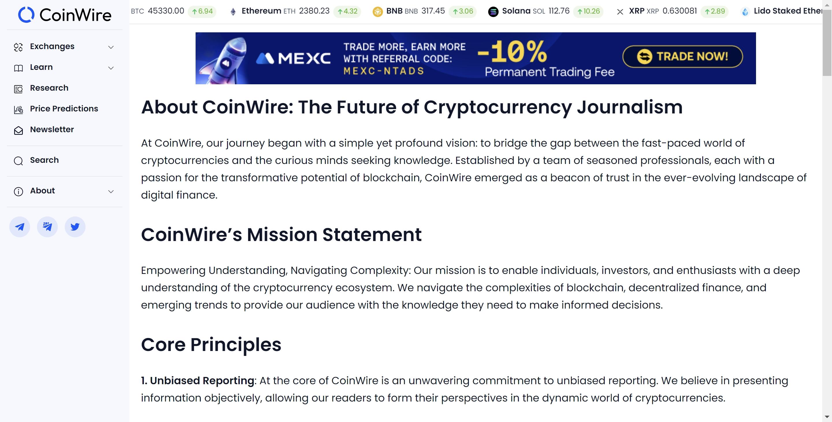 CoinWire About US