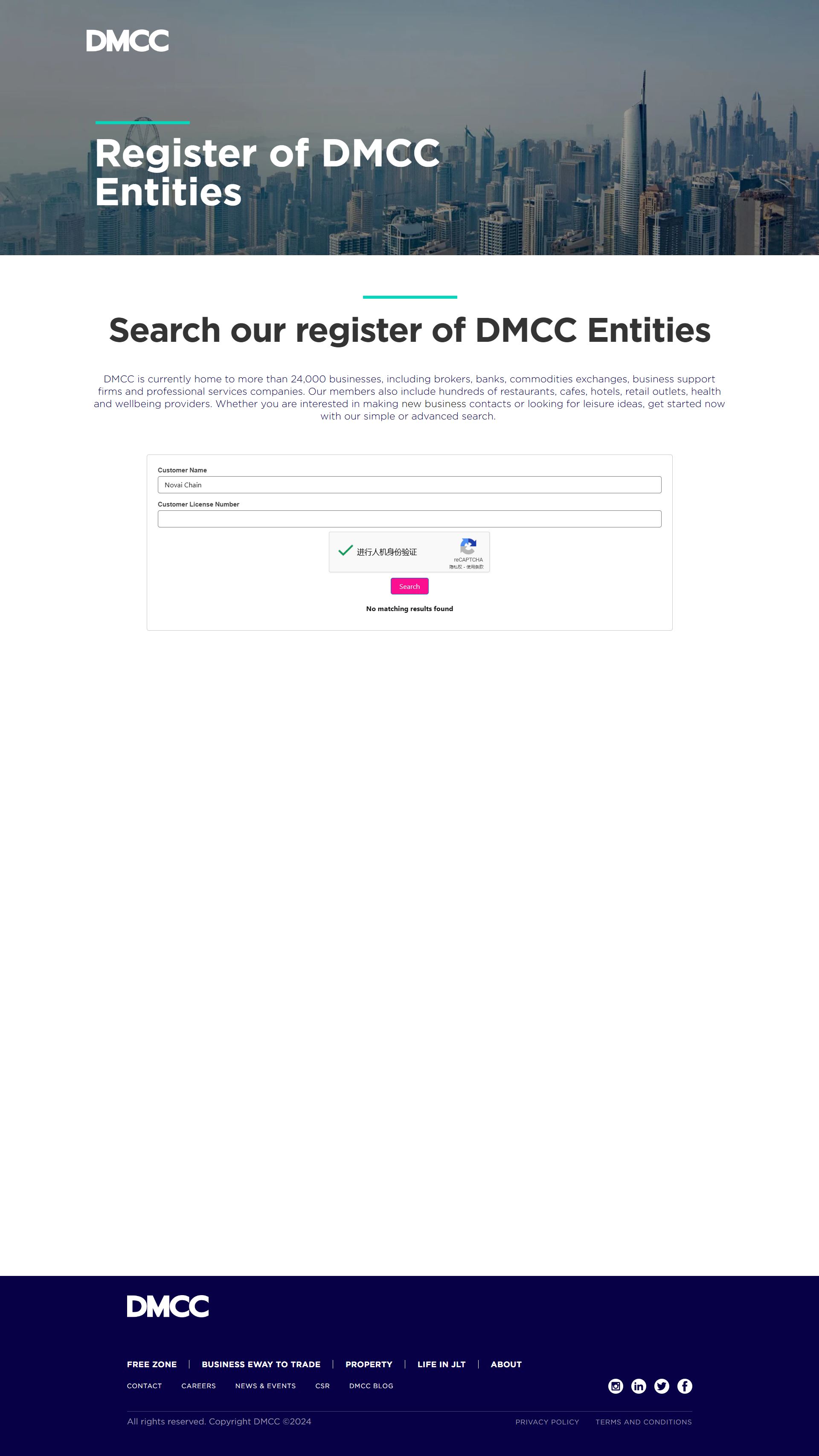 Dubai Multi Commodities Centre（DMCC）Official Website